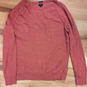 J. Crew Men's Brick Crewneck Sweater